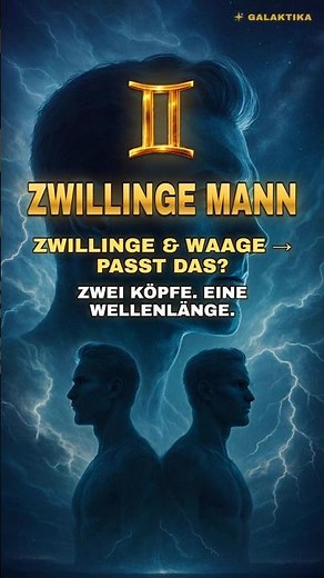 Luft trifft Luft. Der Zwillinge & die Waage — warum sie einander sofort verstehen ♊ #sternzeichen