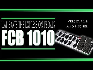 How to Calibrate The Expression Pedals on the Behringer FCB 1010 in 5 easy steps (ver. 1.4 and up)
