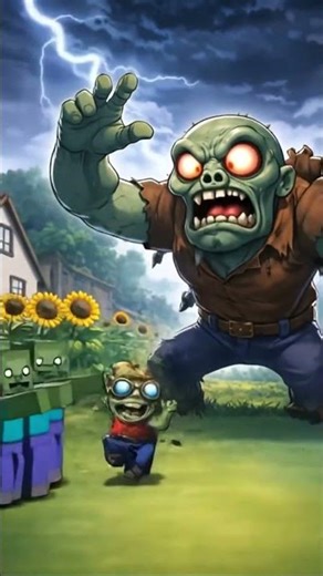 Steve’s Biggest Fail After Defeating Zombies! 😅 Peashooter Sword FAIL | PvZ × Minecraft #pvz #mvpvz