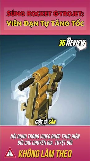 Súng Rocket Gyrojet: Viên Đạn Tự Tăng Tốc Bị Thời Đại Bỏ Rơi | Review vũ khí – 36 Review
