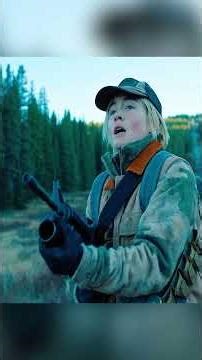 The woman carefully coated a bullet with a special substance, then used a flame torch to heat it to