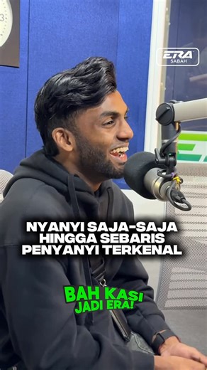ERA Sabah on Instagram: "Betul lah orang cakap kalau sudah rezeki nda ke mana, ada seja jalan untuk kita berjaya dalam dunia, sama ada kita ambil sebagai cabaran untuk mendewasakan diri, apapun min salute sebab berani mencuba sehingga mampu sebaris dengan penyanyi terkenal!! #ERASabahkongsi #BahKasiJadiEra"