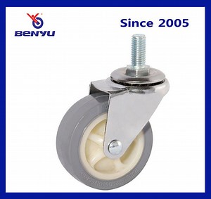 [Hot Item] Light Duty Screw Caster for Furniture Mute Silent Caster Wheel