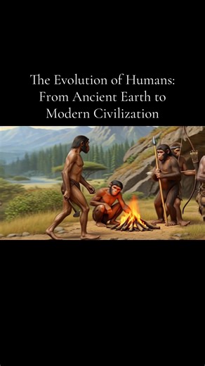 The Evolution of Humans: From Ancient Earth to Modern Civilization 🧬 My new video has just been uploaded to my YouTube channel! In this video, we explore the incredible journey of humanity—from the earliest ancestors on ancient Earth to the rise of modern civilization. Discover how humans evolved, adapted, and built the world we live in today. It’s a fascinating story of survival, innovation, and progress across millions of years. 🎥 Watch the video and share your thoughts in the comments! #Hum