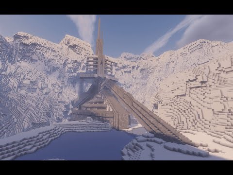 The Alpha Halo Control Center - Minecraft Land Structure