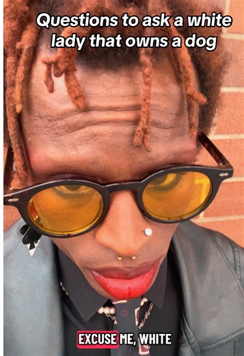 Do you know a white lady that owns a dog? #jojoblacco #whitelady #dog #fyp #explorepage✨