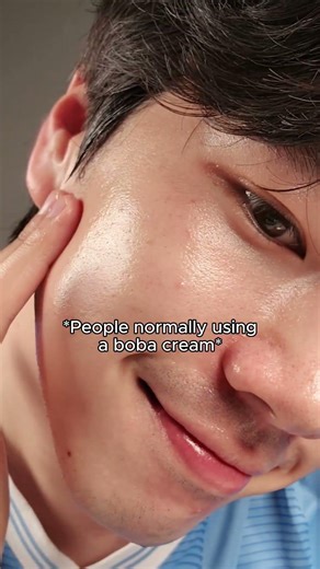 using boba cream normally #skincare #skincaretips #kbeauty #bobacream #normalpeople #psychopath #fyp
