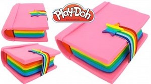 Play-Doh How to Make a Rainbow Color Book * Play Dough Art * Fun Creative For Kids * RainbowLearning