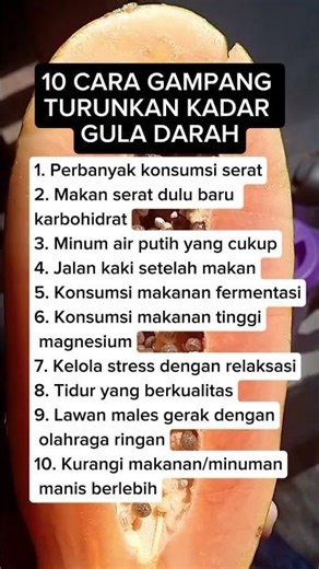 10 Cara Gampang Turunkan Kadar Gula Darah #shots #fypyoutube