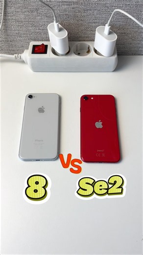 iPhone 8 vs Se2 Power On Boot Up Speed Test Comparison
