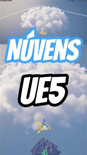 Nuvens Volumétricas na Unreal Engine 5 #unrealengine #ue5 #gamedev #unity #godot #ue6 #indiegame