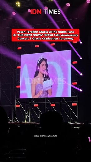 IDN Times Hype on Instagram: "Siapa yang sedih dengerin speech graduationnya Ci Gre? ☝🏻😭 Semoga Ci Gre sukses selalu ya dengan rencana masa depannya! Artikel IDN Times sekarang bisa dibaca di IDN App lho, download sekarang di Google Play & App Store! Temukan info TERBARU lainnya: @IDNTimes.Video @IDNTimes.Korea @IDNTimes.community @IDNTimes.Hype @Duniaku_com @Popbela_com @Popmama_com, @Yummy.IDN @Fortune.IDN @ggwp #IDNTimesHype #JKT48 #JKT48THEFIRSTSNOW #graciajkt48 #IDNTimes_na"