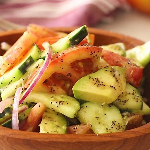 4.2M views · 1K reactions | This CUCUMBER TOMATO SALAD is the easiest salad you'll ever make. And it's NOT BLAND at all! RECIPE: https://www.africanbites.com/cucumber-tomato-salad/ | Immaculatebites | Facebook