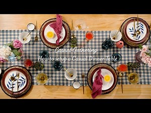 Hosting 101 | How To Setup A Casual Dinner Tablescape