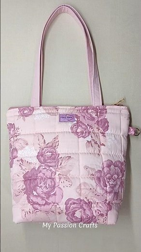 DIY Tote Bag Tutorial for Beginners | How to make a clothes Handbag at home #bag #totebag