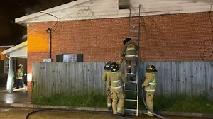 2.8K views · 37 reactions | Great work by the Macon Fire Department tonight as they quickly extinguished a fire at the Boone Street Apartments. Here, a firefighter looks to make sure there is no fire left in the attic space of the building that was once part of the soft drink bottling plant. Other than smoke, the damage was confined to one unit. The fire originated at the stove in the apartment. | The Macon Beacon | Facebook