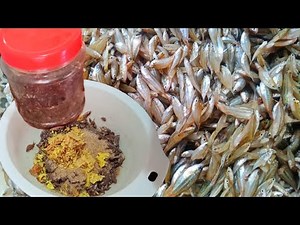 How to make salted fish paste- Small Fish Recipe