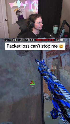 Packet loss in call of duty cant stop me 🤯 #cod #fyp #viral #mw3 #ranked