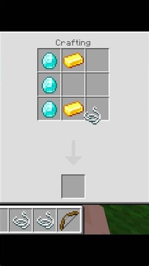 Diamondblaze rod bow Crafting in Minecraft Lev.6 #minecraft #games #shorts