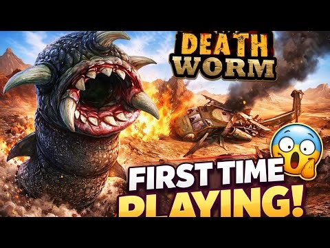First Time Playing Death Worm 😱 Alien Monster Chaos!