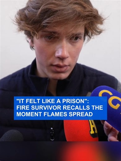 "It felt like a prison": Fire survivor recalls the moment flames sprea... | fire