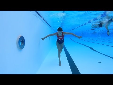 Carla Underwater - Walking Underwater