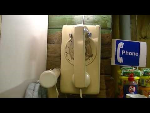 VINTAGE Northern Telecom Rotary Dial Wall Telephone