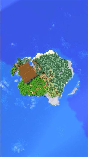 Minecraft Spawn Island Seed with a MANSION AND VILLAGE!