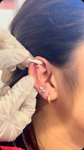175K views · 2.8K reactions | Triple the fun, triple the courage.  This girly is unlocking 3 piercings in just 1 seating.  Calling our strong girlies who are ready to break boundaries. ‍♀️ See you on our next piercing pop-up? • March 8-23: SM City Clark Physical Stores: • Marquee Mall • Robinsons Starmills #stopandstyle #earpiercing #titaniumearrings #needlepiercing #pampanga | Stop and Style | Facebook