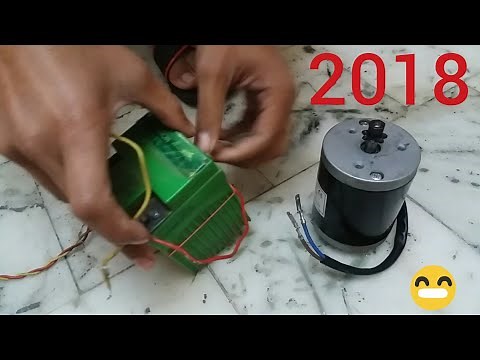 How to Make Electric Bike with 12 Volt 100 Watt MY6812 Motor