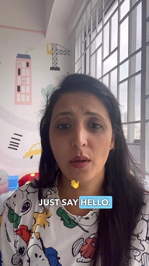 Just Say Hello 👋🏼 If your child is not saying hello to people then ❌ don’t make it a big issue on that spot ❌ don’t terrorise them with your big looks ❌ don’t threaten them ❌ don’t make it about yourself Instead ✅ ask them if they would like to say Hello ✅ don’t make it big deal if they don’t say hello ✅ continue your conversation with that person ✅ speak to them when you are home and explain what needs to be done ✅ prepare them for the next time Remember - they are learning and so r you as a 