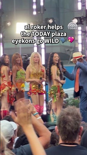 Al Roker Helps the TODAY Plaza Eyekons Go WILD