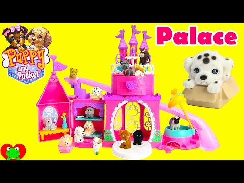 Puppy In My Pocket Pretty Pet Palace Playset and Blind Bags