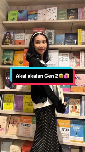Gen Z selalu punya 1001 cara buat tetep jajan😂🤍 Liat peluang dikit aja langsung di gas💨 Siapa nih yang relate? #Gramedia #GrasindoPublisher #BookTok #Reading #Bookstore