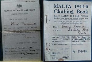 Malta: World War II identification passbooks and ration books - The Malta Independent