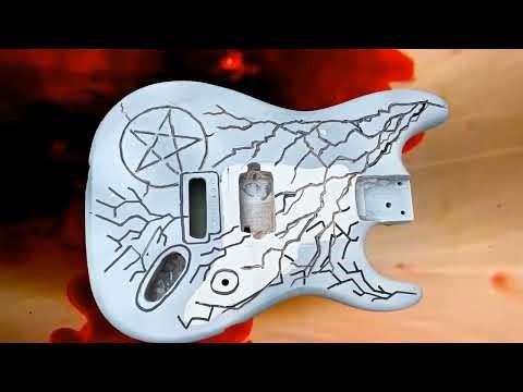 CARVING GUITAR BODY DREMEL 1