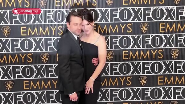 Kieran Culkin and wife Jazz look smitten at the 2024 Emmys
