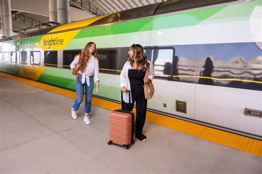 We Rode the Brightline Train at the Orlando Airport, and It's a Total Gamechanger | the disney food blog