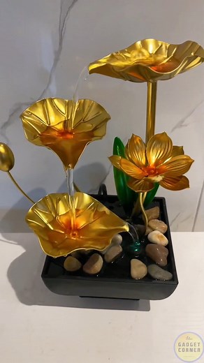 911 reactions · 20 shares | Comment for Link  Lotus Flower Water Fountain  #lotusfountain #waterfountain #lotusflower #homedecorating #royallook #luxurydecor #onlineshopping #aestheticvibes #trendingshorts #viralreel #desigadget #beautifulhome #fountainshow #salesalesale | Ravindra Kumar Yadav | Facebook