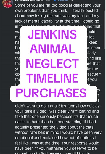 Timeline of Animal Neglect and Inconsistencies