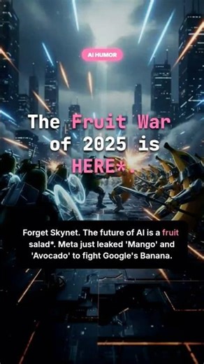 Meta vs Google: The Great *AI Fruit War* 🍌🥑
