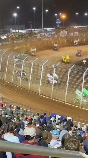 David Gravel & Parker Price-Miller Lead the Field Back Green World of Outlaws Sprint Cars Charlotte