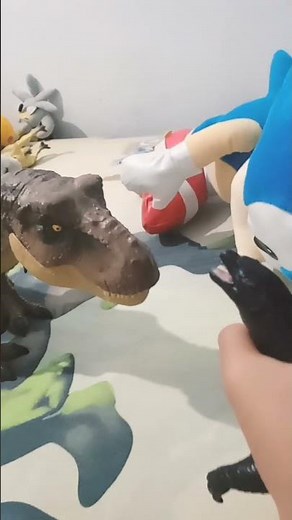 Godzilla versus t-rex