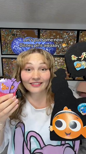 31K views · 749 reactions | Putting away my new Disney pins into my PIXAR collection! 殺 Lots of Finding Nemo, Toy Story & Monsters Inc! Which Pixar movie pins should we put away next???  #disneypins #pincollection @Pixar #disneypintrading #disneypixar | Pincessshannon | Facebook