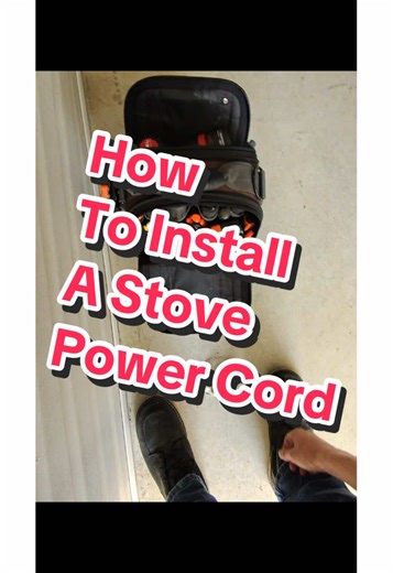 How to Properly Install a Stove Power Supply Cord