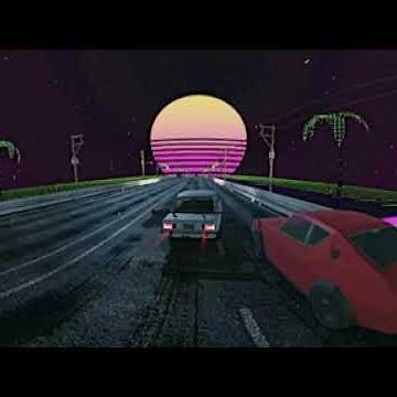 RAINY NIGHT (360° Video, VR), Retrowave