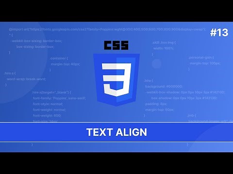 Tutorial CSS #13 - Mengatur Posisi Tulisan Dengan Text-Align