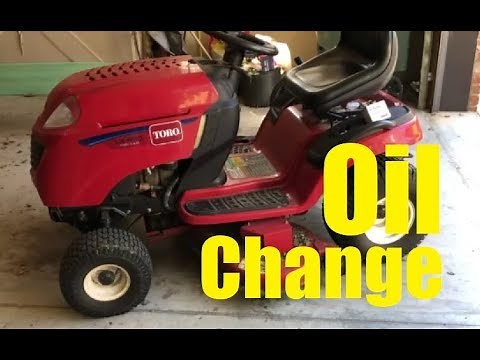 Garden Tractor Oil Change - Toro LX460 - Courage 20 - Kohler