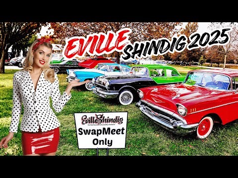 Classic Cars for Sale & Swap Meet Treasures | Eville Shindig 2025 Car Show in 4k