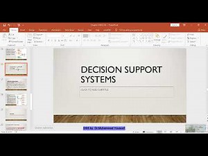 Decision Support Systems ( DSS)